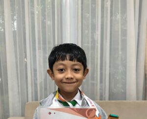 Mohammad Hatta Raizhar Artadi murid kelas 1A SD Islam Al Azhar 2 Jakarta