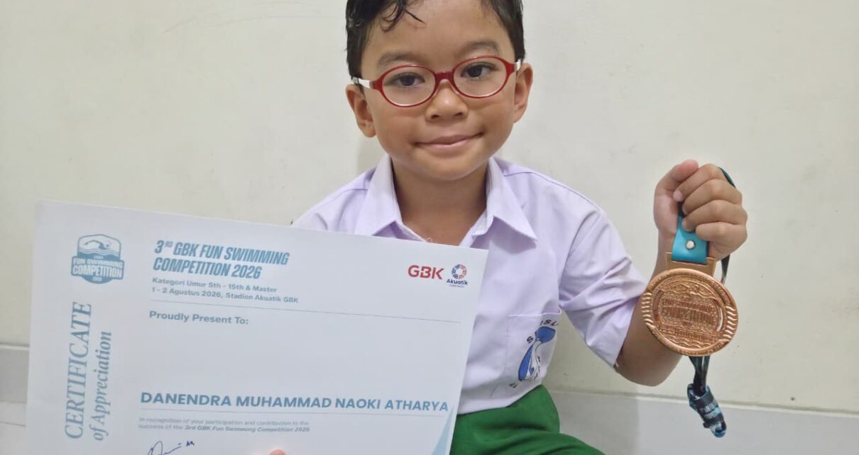 Danendra Raih Perunggu di GBK Fun Swimming 2026