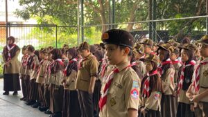 Upacara Hari Pramuka 2026 di SD Islam Al Azhar 2 Pasar Minggu