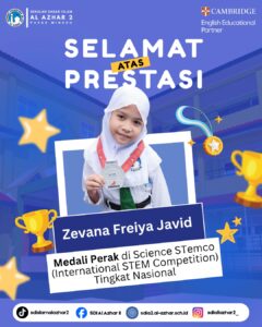 Zevana Freiya Javid Raih Medali Perak Science STEMCO