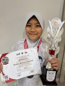 Malika Kianna Raih Juara 2 OLC Tingkat Provinsi DKI Jakarta