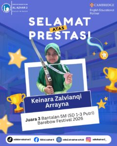 Keinara Zalvianqi Arrayna – Juara 3 Putri